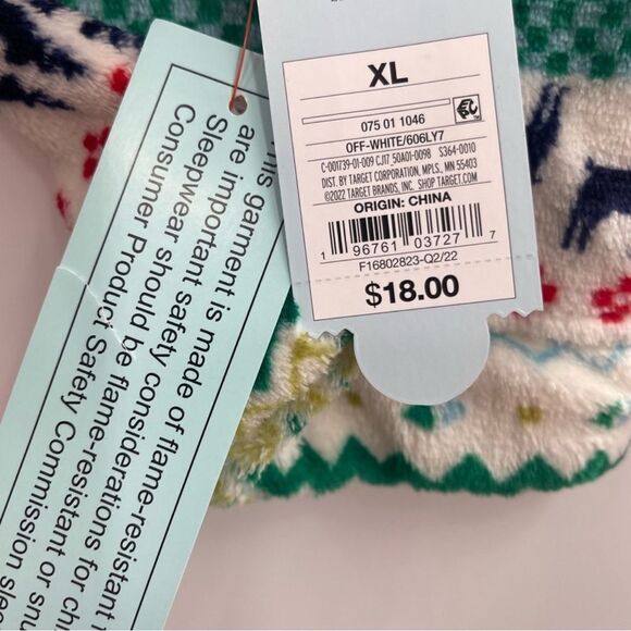 3For$20  Cat & Jack Holiday Bathrobe Reindeers Size XL 16-18 kids - Picture 5 of 5